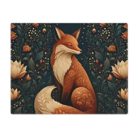 Folk Art Fox Placemat, view 2