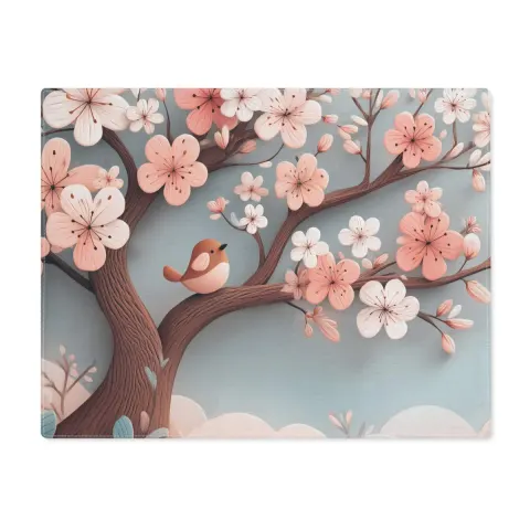 Kawaii Sakura Songbird Placemat, view 3
