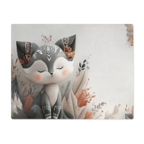 Kawaii Fox Placemat: Dining Decor, view 3