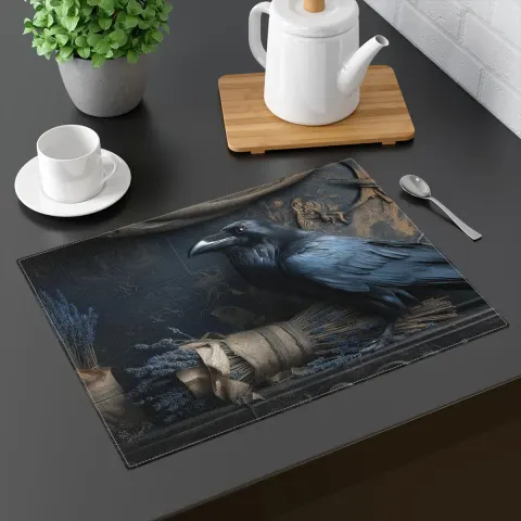 Lavender Crow Placemat, view 2