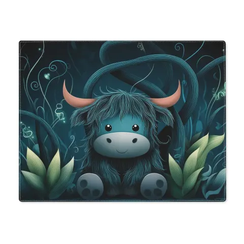 Mystic Highland Cow Dining Placemat, view 3