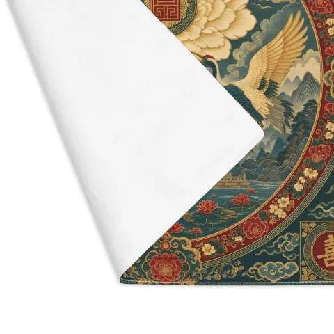 Oriental Lotus & Cranes Placemat, view 2