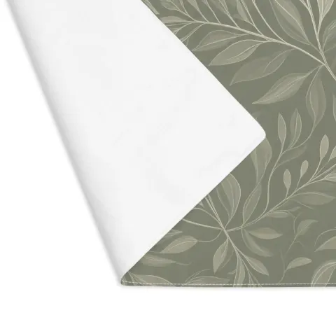 Sage Green Leafy Vines Placemat, view 3