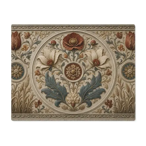 Vintage Style Floral Medallion Placemat, view 3