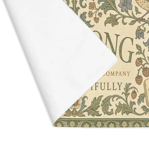 William Morris Inspired Mahjong Floral Mahjong Placemat, view 3
