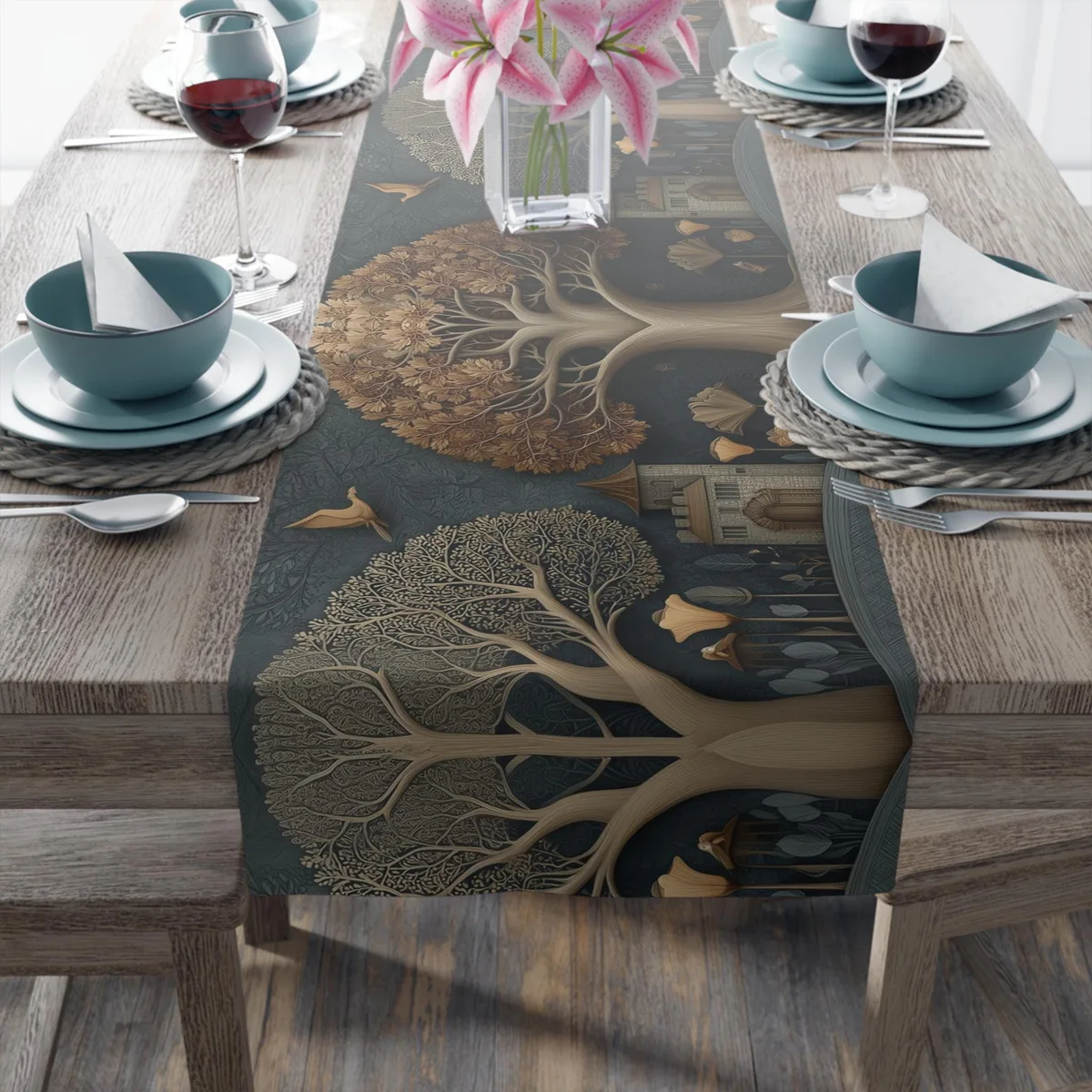 Medieval Oakes Table Runner