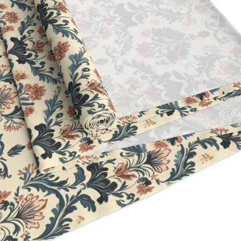 Nostalgic American Colonial Style Pattern Table Runner, view 3