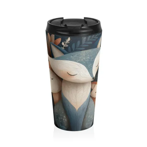 Blue Fox Stainless Steel Tumbler: 20oz Insulated Travel Cup Travel Mug, view 2