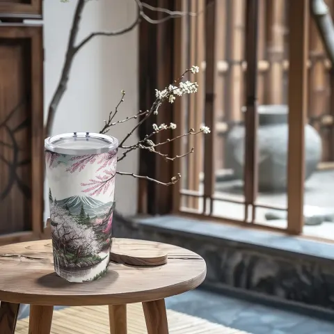 Japanese Art Tumbler 20oz Travel Mug