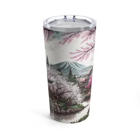 Japanese Art Tumbler 20oz Travel Mug, view 2